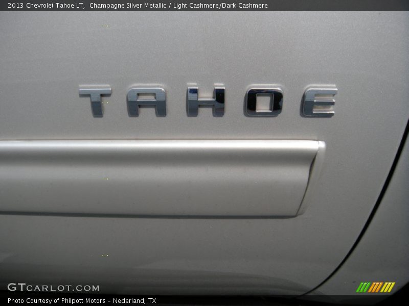 Champagne Silver Metallic / Light Cashmere/Dark Cashmere 2013 Chevrolet Tahoe LT