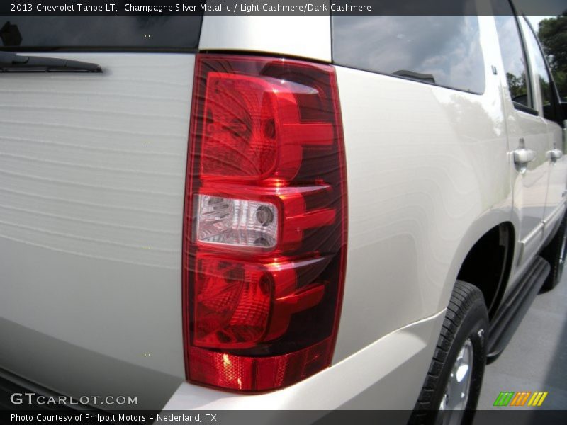 Champagne Silver Metallic / Light Cashmere/Dark Cashmere 2013 Chevrolet Tahoe LT