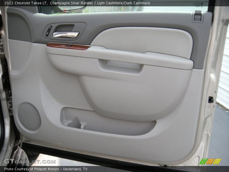 Champagne Silver Metallic / Light Cashmere/Dark Cashmere 2013 Chevrolet Tahoe LT