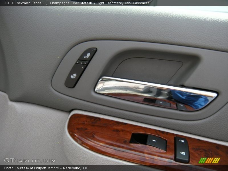 Champagne Silver Metallic / Light Cashmere/Dark Cashmere 2013 Chevrolet Tahoe LT