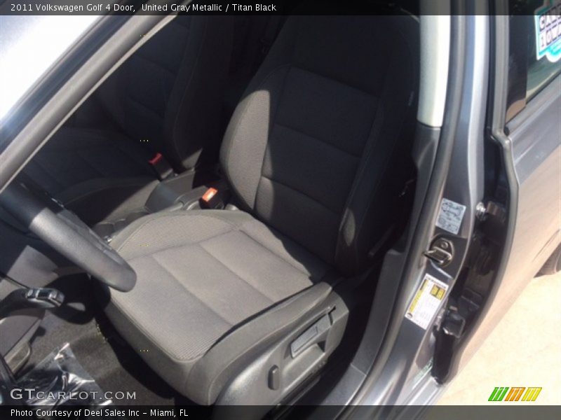 United Gray Metallic / Titan Black 2011 Volkswagen Golf 4 Door