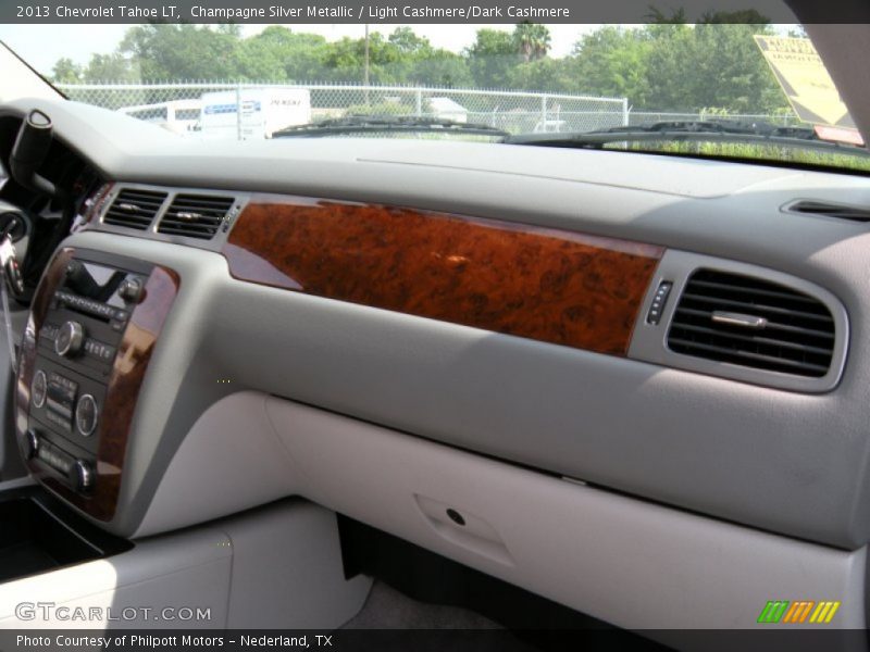 Champagne Silver Metallic / Light Cashmere/Dark Cashmere 2013 Chevrolet Tahoe LT