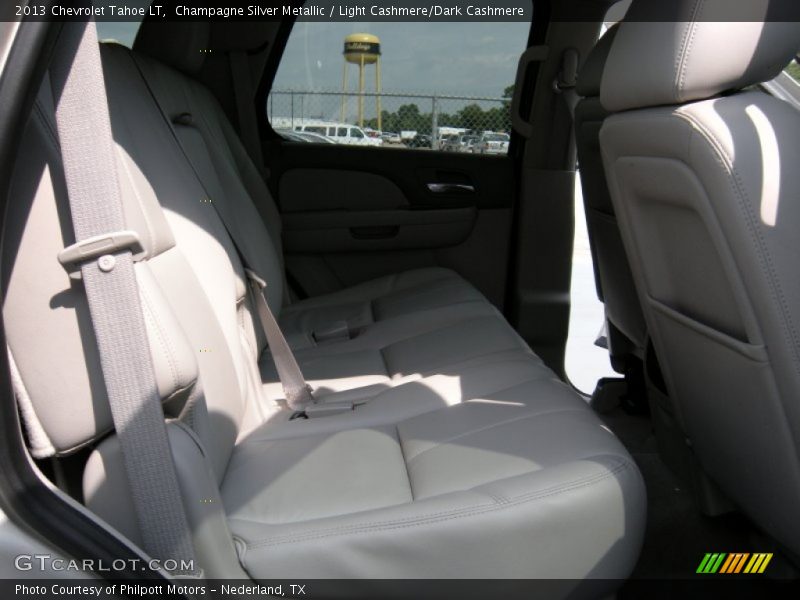 Champagne Silver Metallic / Light Cashmere/Dark Cashmere 2013 Chevrolet Tahoe LT