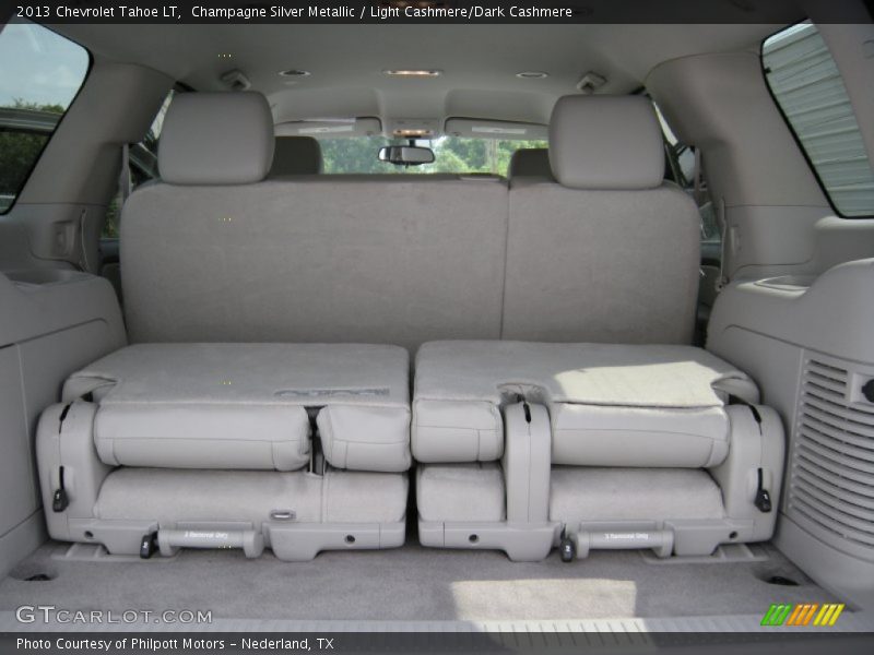 Champagne Silver Metallic / Light Cashmere/Dark Cashmere 2013 Chevrolet Tahoe LT
