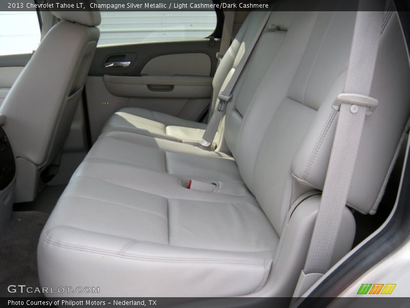 Champagne Silver Metallic / Light Cashmere/Dark Cashmere 2013 Chevrolet Tahoe LT