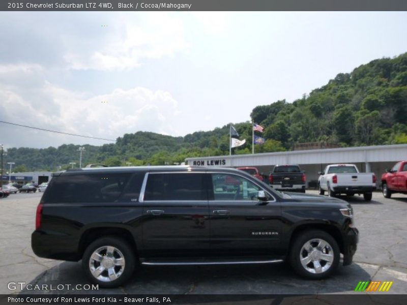 Black / Cocoa/Mahogany 2015 Chevrolet Suburban LTZ 4WD