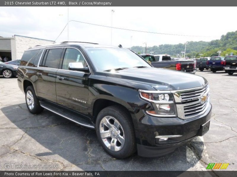 Black / Cocoa/Mahogany 2015 Chevrolet Suburban LTZ 4WD