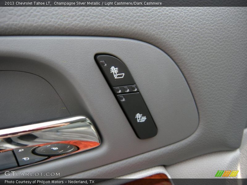 Champagne Silver Metallic / Light Cashmere/Dark Cashmere 2013 Chevrolet Tahoe LT