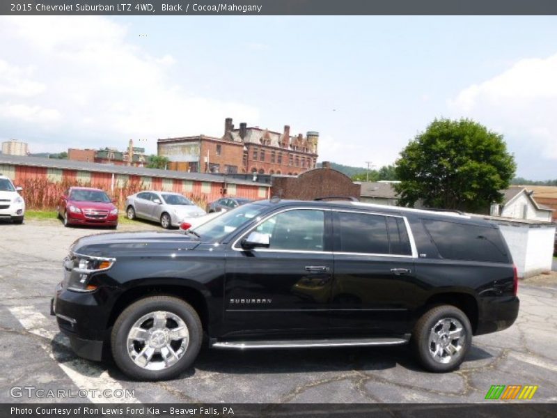 Black / Cocoa/Mahogany 2015 Chevrolet Suburban LTZ 4WD