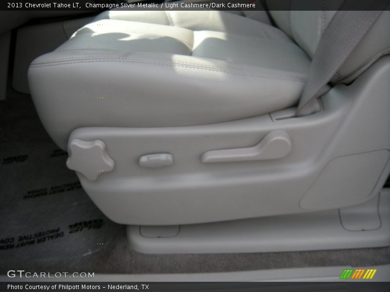 Champagne Silver Metallic / Light Cashmere/Dark Cashmere 2013 Chevrolet Tahoe LT