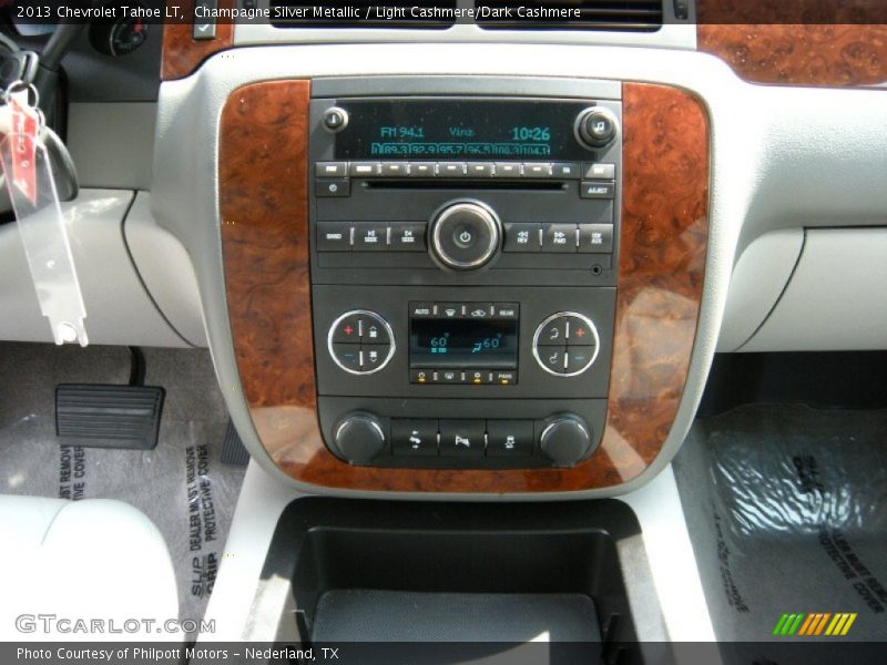 Champagne Silver Metallic / Light Cashmere/Dark Cashmere 2013 Chevrolet Tahoe LT