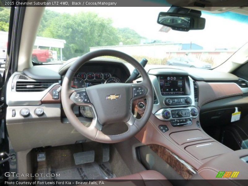 Black / Cocoa/Mahogany 2015 Chevrolet Suburban LTZ 4WD