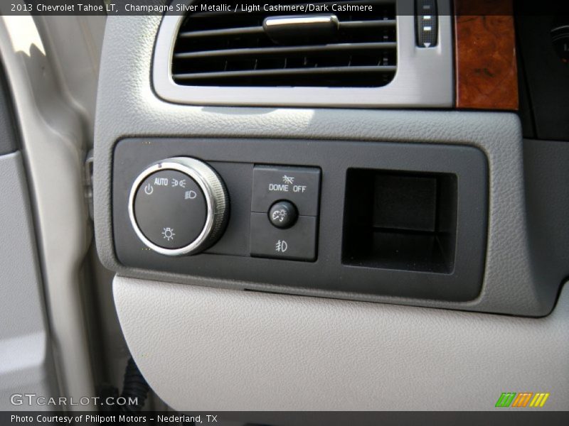 Champagne Silver Metallic / Light Cashmere/Dark Cashmere 2013 Chevrolet Tahoe LT