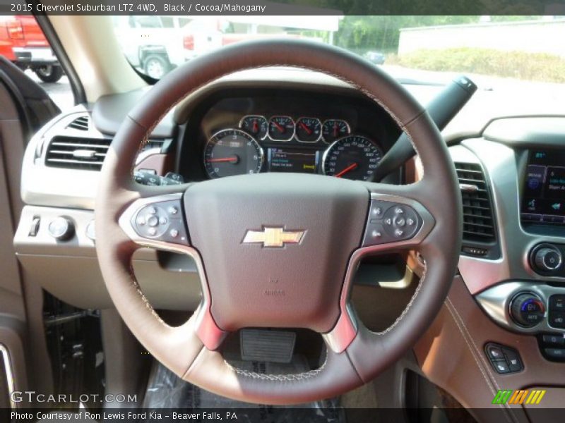 Black / Cocoa/Mahogany 2015 Chevrolet Suburban LTZ 4WD