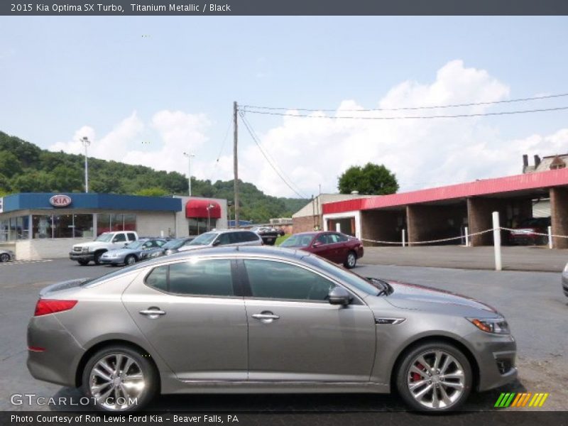Titanium Metallic / Black 2015 Kia Optima SX Turbo