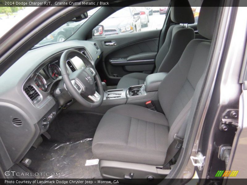 Granite Crystal Metallic / Black 2014 Dodge Charger R/T