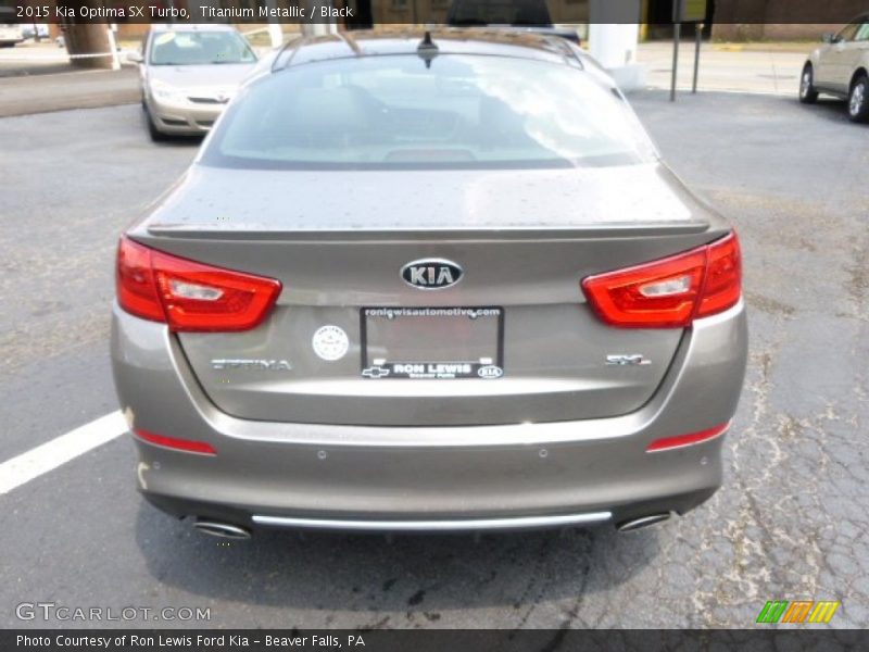 Titanium Metallic / Black 2015 Kia Optima SX Turbo