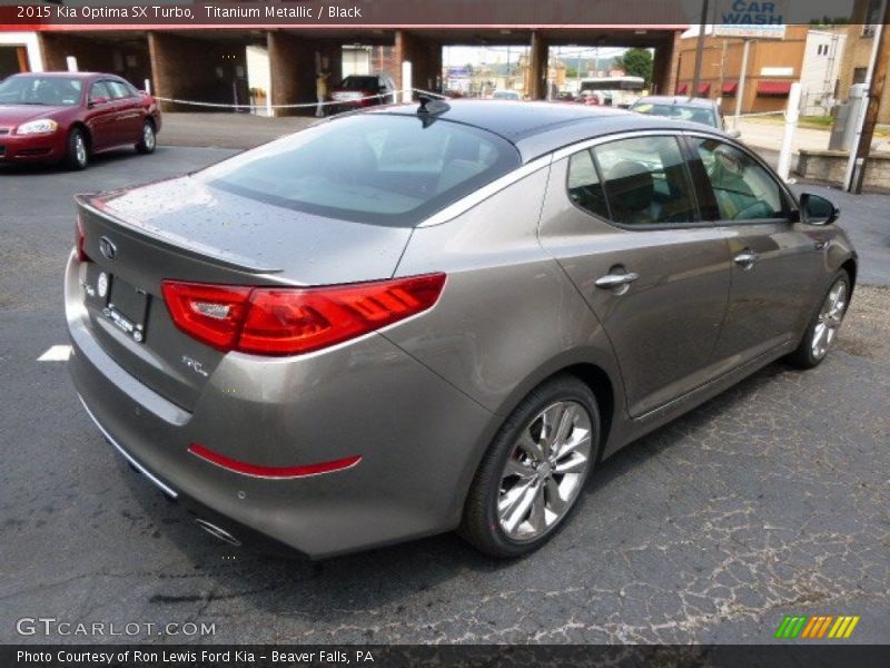 Titanium Metallic / Black 2015 Kia Optima SX Turbo