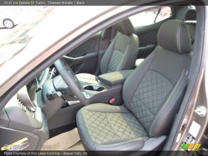 Front Seat of 2015 Optima SX Turbo