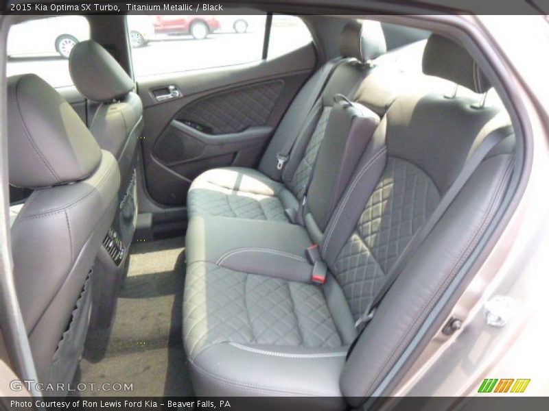 Rear Seat of 2015 Optima SX Turbo