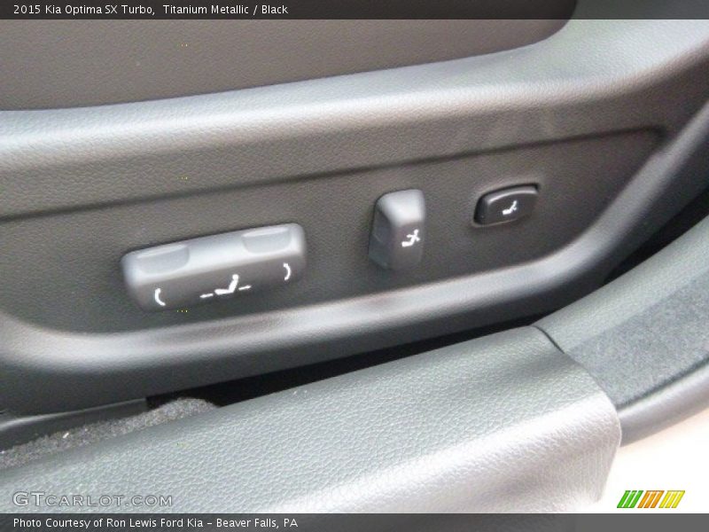 Titanium Metallic / Black 2015 Kia Optima SX Turbo