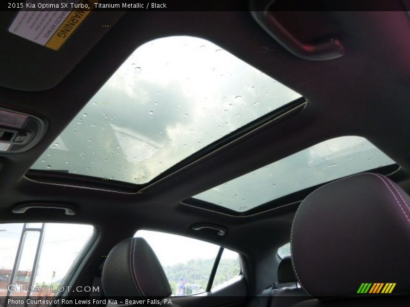 Titanium Metallic / Black 2015 Kia Optima SX Turbo