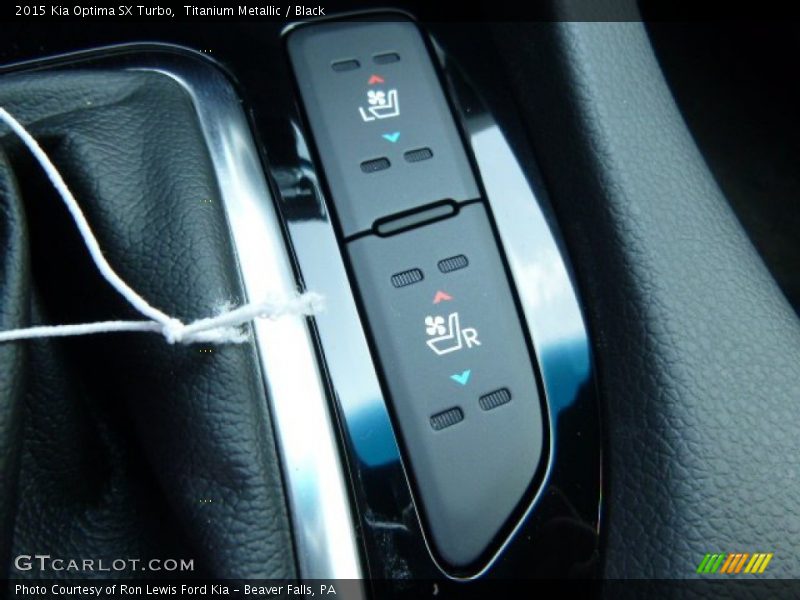 Titanium Metallic / Black 2015 Kia Optima SX Turbo
