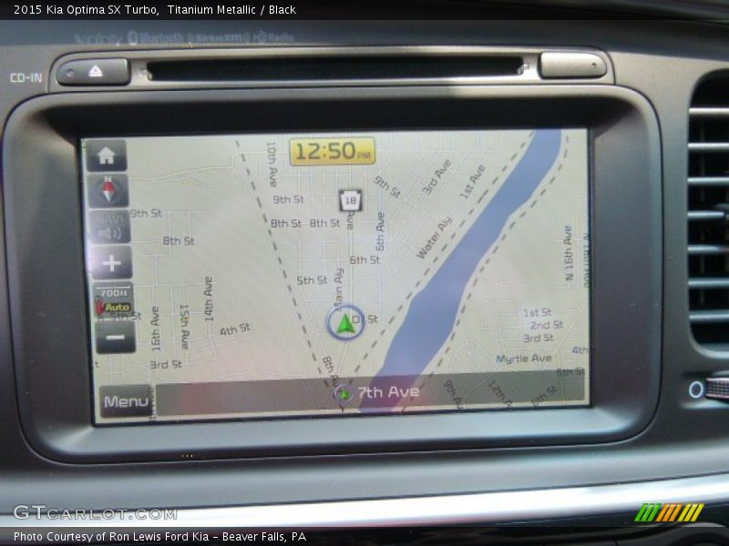 Titanium Metallic / Black 2015 Kia Optima SX Turbo