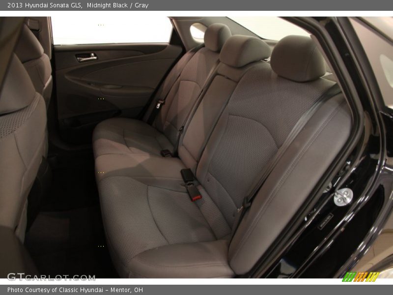 Midnight Black / Gray 2013 Hyundai Sonata GLS