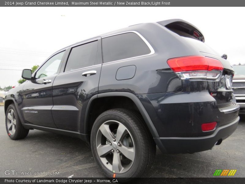 Maximum Steel Metallic / New Zealand Black/Light Frost 2014 Jeep Grand Cherokee Limited