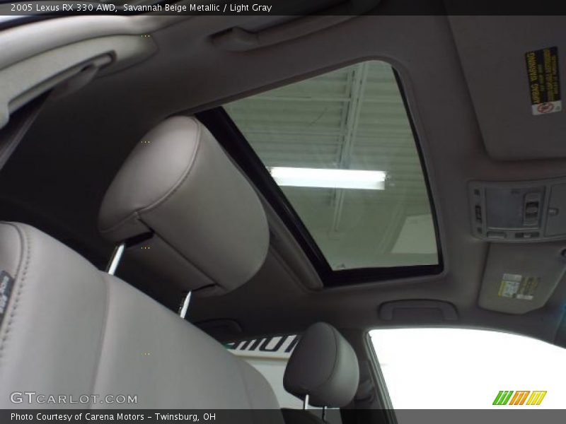 Savannah Beige Metallic / Light Gray 2005 Lexus RX 330 AWD