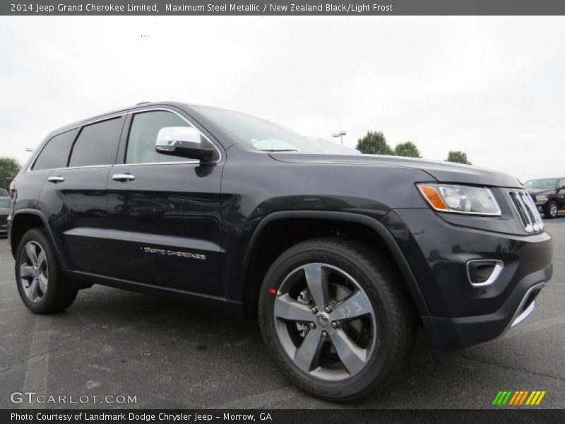 Maximum Steel Metallic / New Zealand Black/Light Frost 2014 Jeep Grand Cherokee Limited