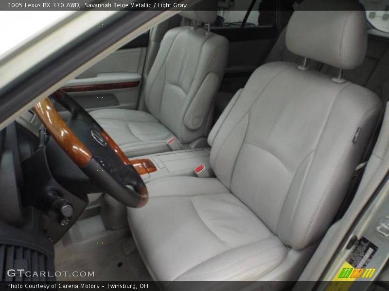 Savannah Beige Metallic / Light Gray 2005 Lexus RX 330 AWD