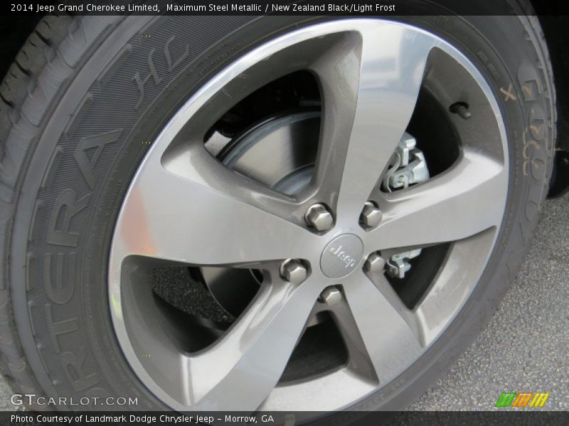 Maximum Steel Metallic / New Zealand Black/Light Frost 2014 Jeep Grand Cherokee Limited