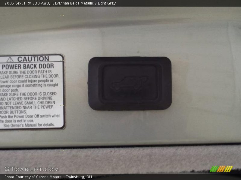 Savannah Beige Metallic / Light Gray 2005 Lexus RX 330 AWD