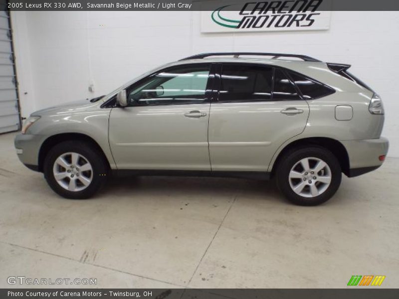 Savannah Beige Metallic / Light Gray 2005 Lexus RX 330 AWD