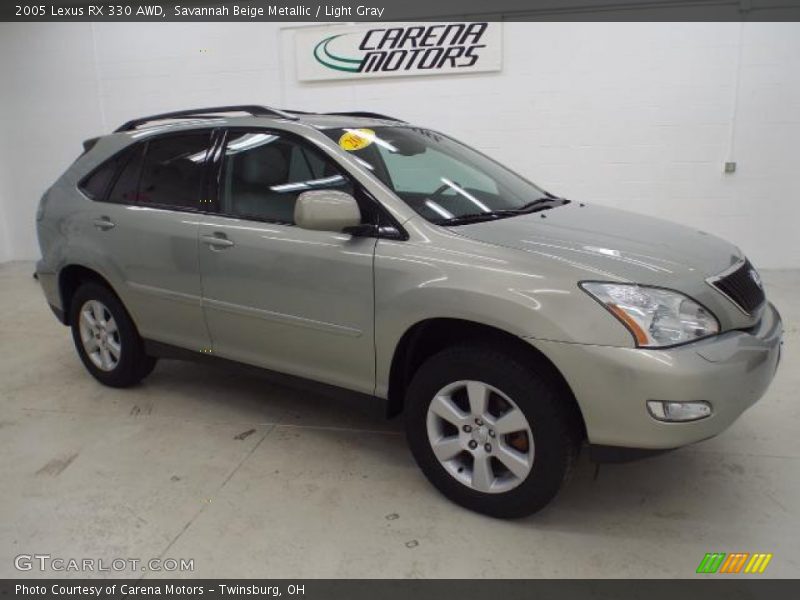 Savannah Beige Metallic / Light Gray 2005 Lexus RX 330 AWD