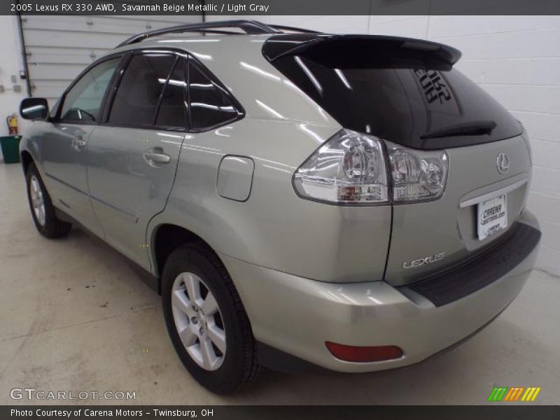 Savannah Beige Metallic / Light Gray 2005 Lexus RX 330 AWD