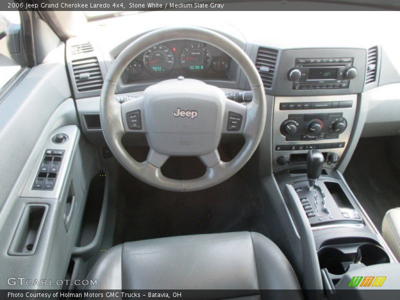 Stone White / Medium Slate Gray 2006 Jeep Grand Cherokee Laredo 4x4