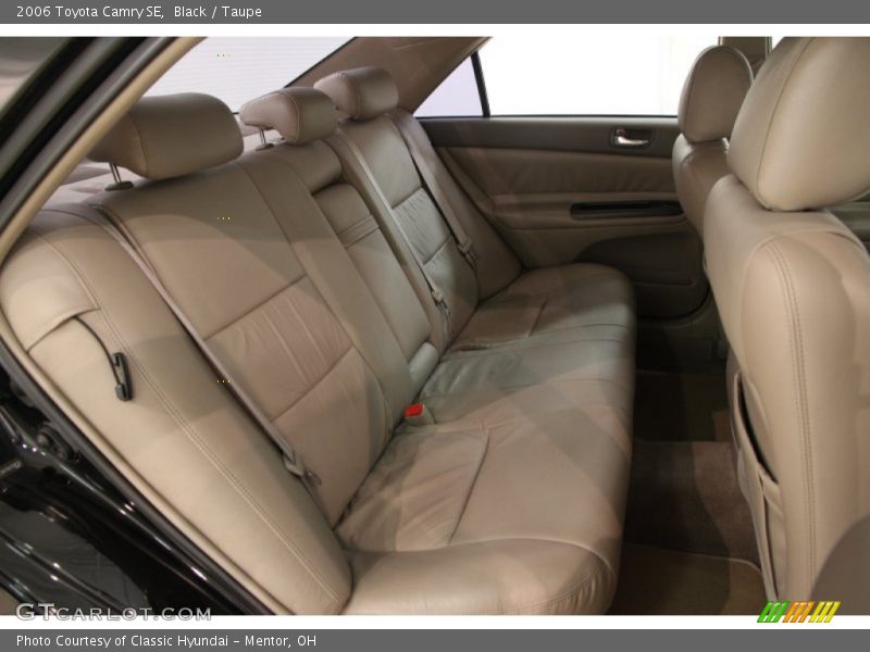 Rear Seat of 2006 Camry SE