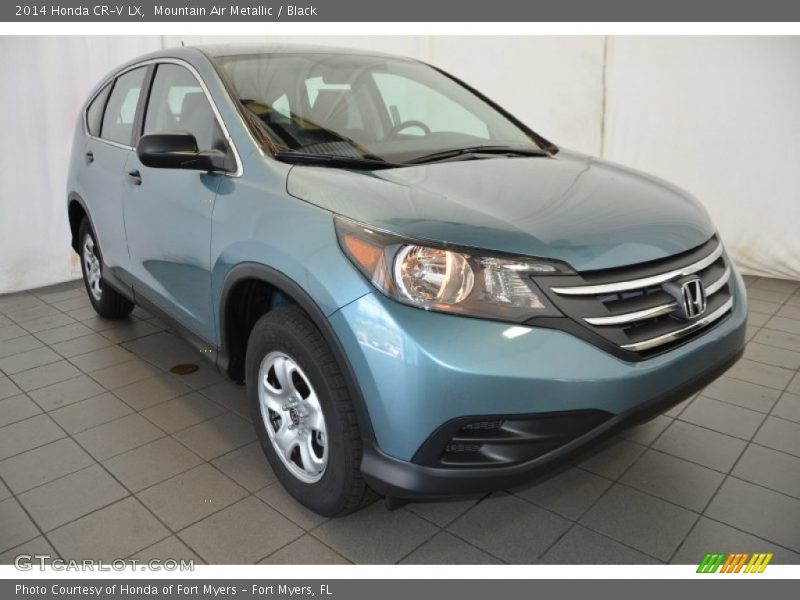 Mountain Air Metallic / Black 2014 Honda CR-V LX