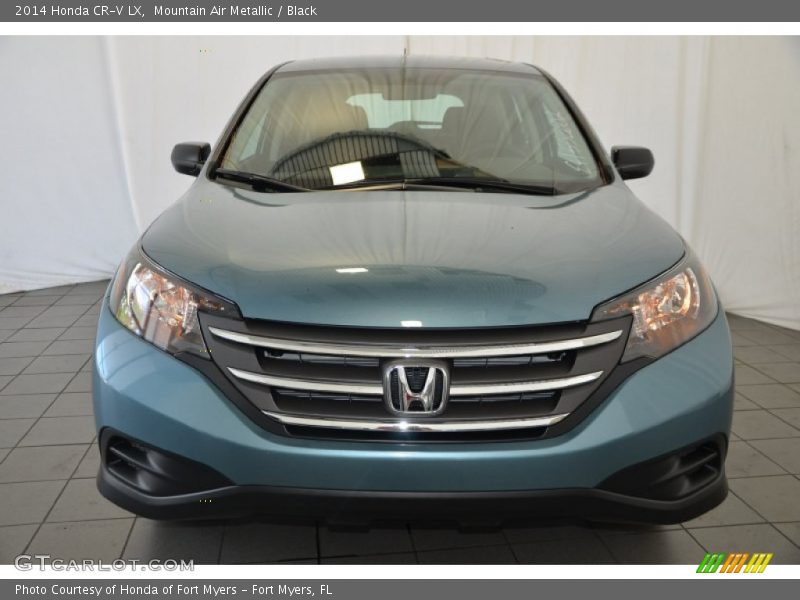 Mountain Air Metallic / Black 2014 Honda CR-V LX