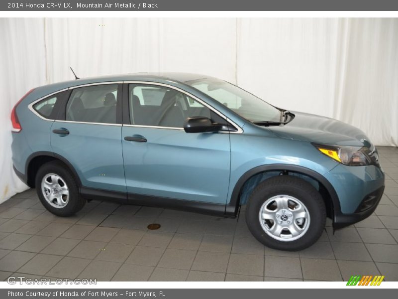 Mountain Air Metallic / Black 2014 Honda CR-V LX