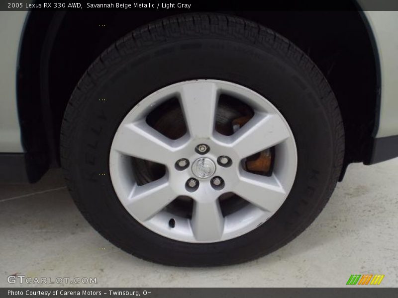Savannah Beige Metallic / Light Gray 2005 Lexus RX 330 AWD