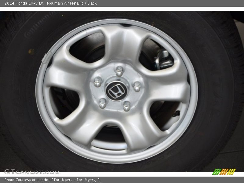 Mountain Air Metallic / Black 2014 Honda CR-V LX
