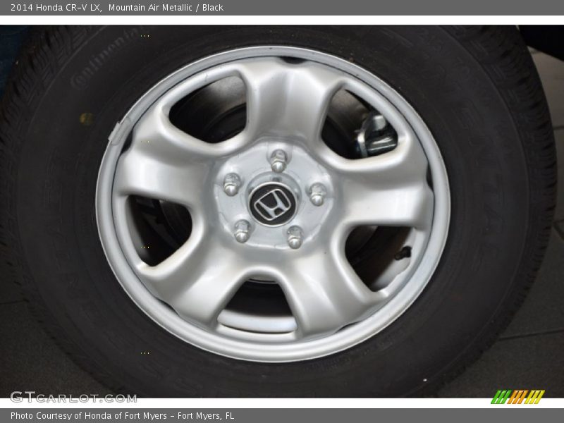 Mountain Air Metallic / Black 2014 Honda CR-V LX