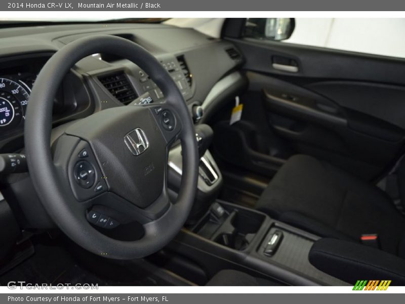 Mountain Air Metallic / Black 2014 Honda CR-V LX