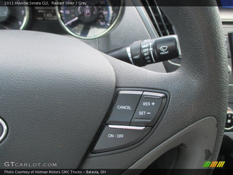 Radiant Silver / Gray 2011 Hyundai Sonata GLS