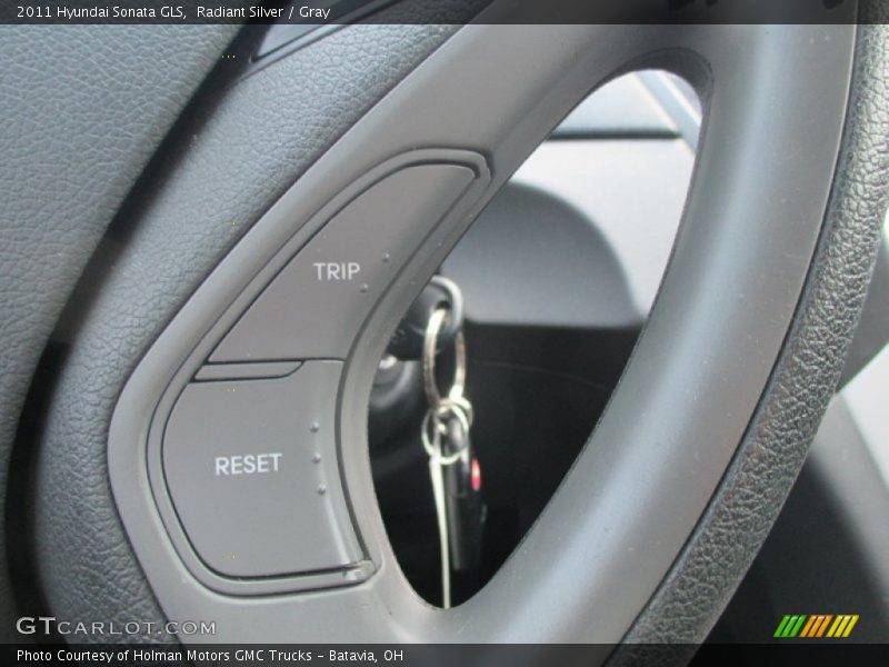 Radiant Silver / Gray 2011 Hyundai Sonata GLS