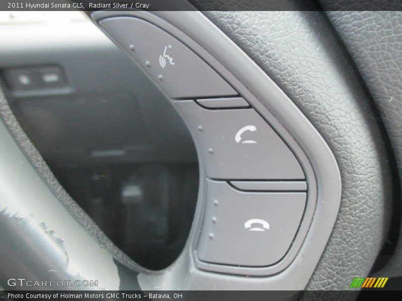 Radiant Silver / Gray 2011 Hyundai Sonata GLS